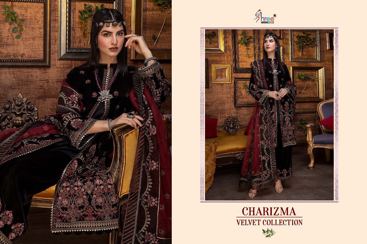 Shree Fabs Charizma Collection With Heavy Embroidery Work Stylish Designer Pakistani Party Wear Salwar Kameez