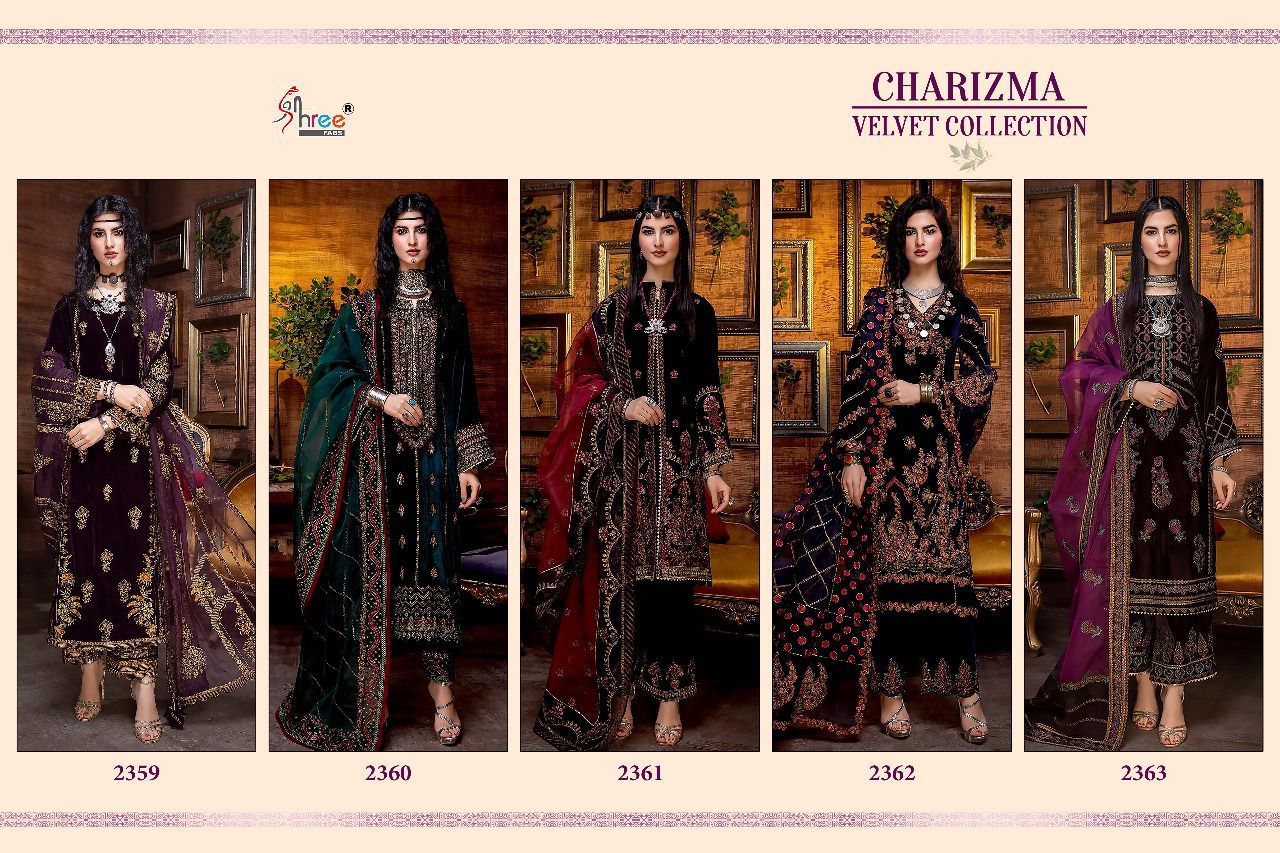 Shree Fabs Charizma Collection With Heavy Embroidery Work Stylish Designer Pakistani Party Wear Salwar Kameez