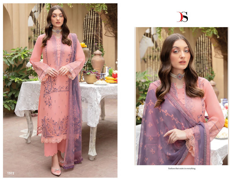 Deepsy Suit Cheveron Vol 3 Nx Pure Cotton Self Embroidered Pakistani Salwar Suit