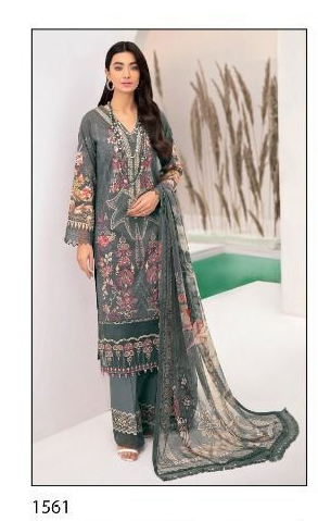 Deepsy Suits Chevron Lawn 22 Cotton Embroidered Pakistani Style Festive Wear Salwar Suits