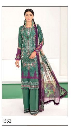 Deepsy Suits Chevron Lawn 22 Cotton Embroidered Pakistani Style Festive Wear Salwar Suits