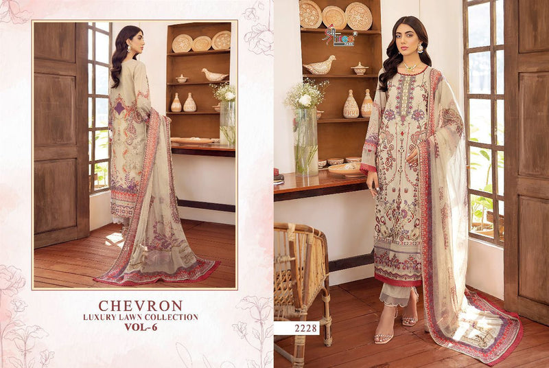 Shree Fabs Chevron Luxury Luxury Lawn Collection Vol 6 Lawn Cotton Pakistani Style Festive Wear Salwar Suits