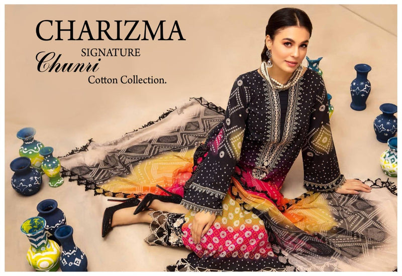 Charizma Signature Chunari Cotton Collection The World Salwar Suit