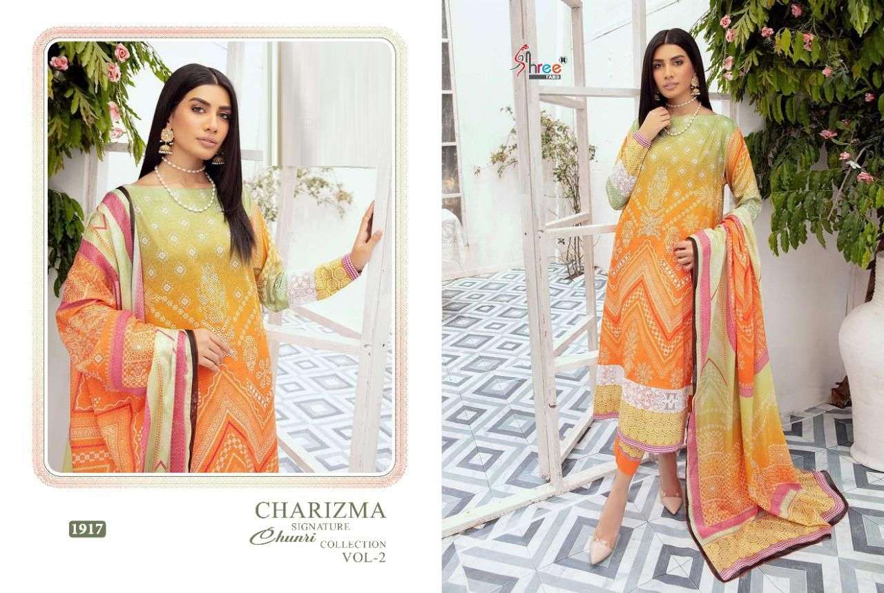 Charizma Singature Chunri Vol 2 Heavy Patch embroidery Saree