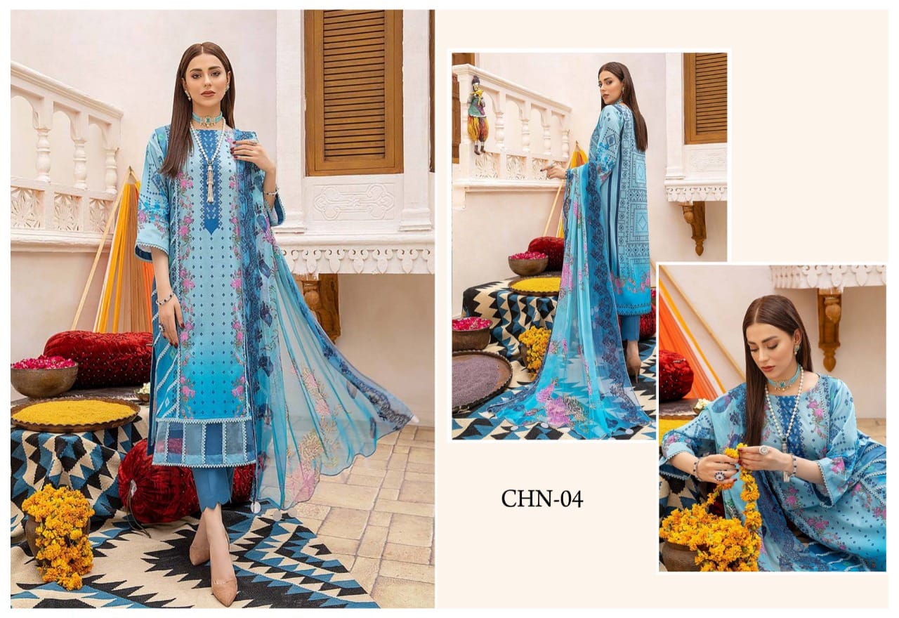 Chazima Signature Chunari Pure Cotton Daily Wear Salwar Suit