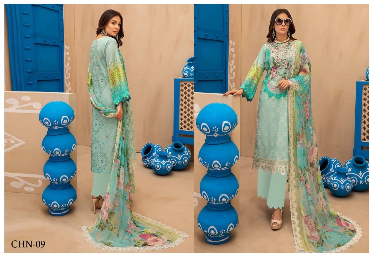 Chazima Signature Chunari Pure Cotton Daily Wear Salwar Suit