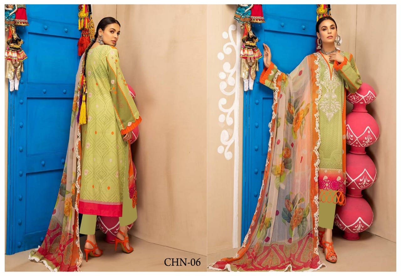 Chazima Signature Chunari Pure Cotton Daily Wear Salwar Suit