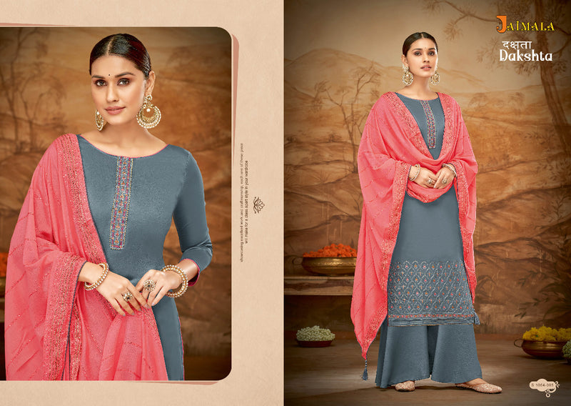 Alok Suit Jaimala Dakshta Jam Cotton With Embroidery Work Stylish Designer Fancy Salwar Kameez