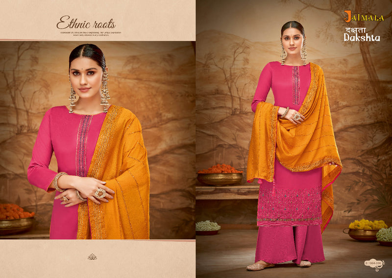 Alok Suit Jaimala Dakshta Jam Cotton With Embroidery Work Stylish Designer Fancy Salwar Kameez