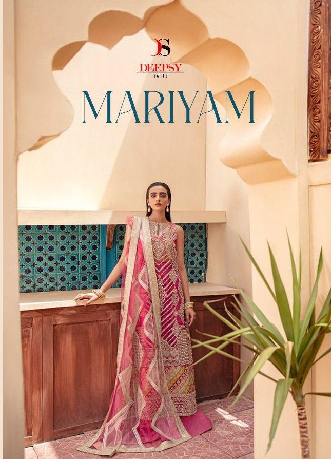 Deepsy Suit Mariyam Heavy Net With heavy Embroidery Salwar Kameez