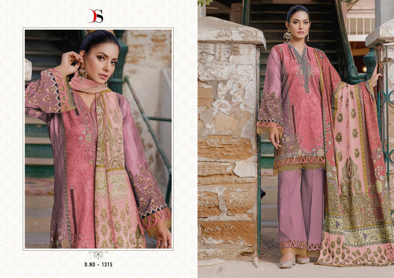 Deepsy Suit Firdous Classic Pure Cotton Embroidered Work Salwar Kameez