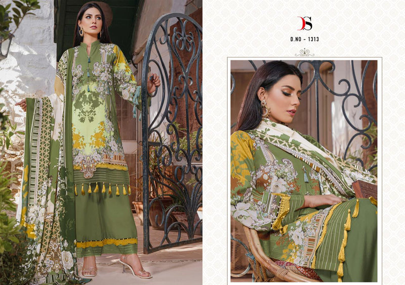 Deepsy Suit Firdous Classic Pure Cotton Embroidered Work Salwar Kameez