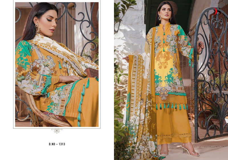 Deepsy Suit Firdous Classic Pure Cotton Embroidered Work Salwar Kameez