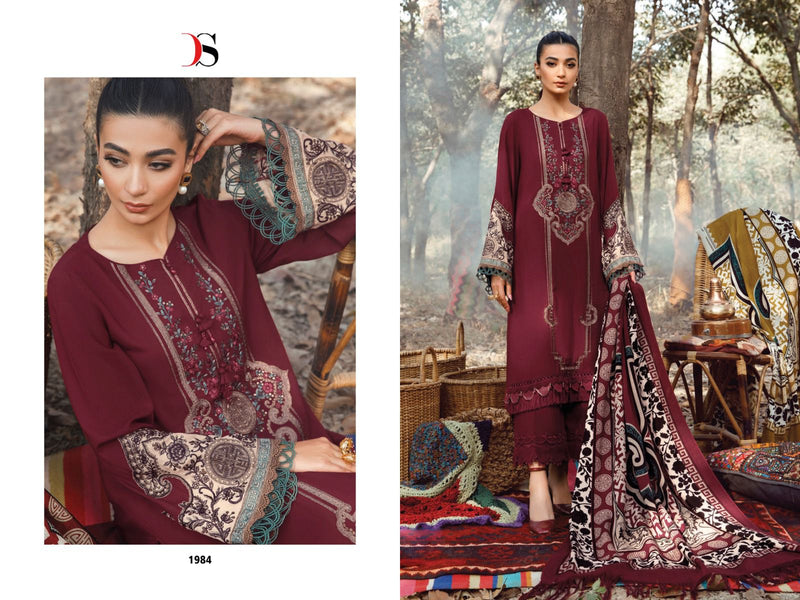 Deepsy Suit Maria B Embroidered Lawn Nx Pure Cotton Embroidery Pakistani Salwar Suit