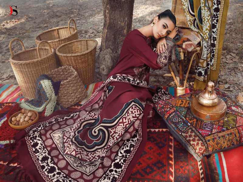 Deepsy Suit Maria B Embroidered Lawn Nx Pure Cotton Embroidery Pakistani Salwar Suit