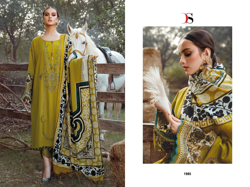 Deepsy Suit Maria B Embroidered Lawn Nx Pure Cotton Embroidery Pakistani Salwar Suit