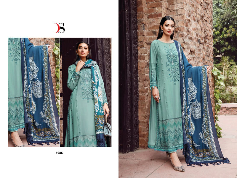 Deepsy Suit Maria B Embroidered Lawn Nx Pure Cotton Embroidery Pakistani Salwar Suit