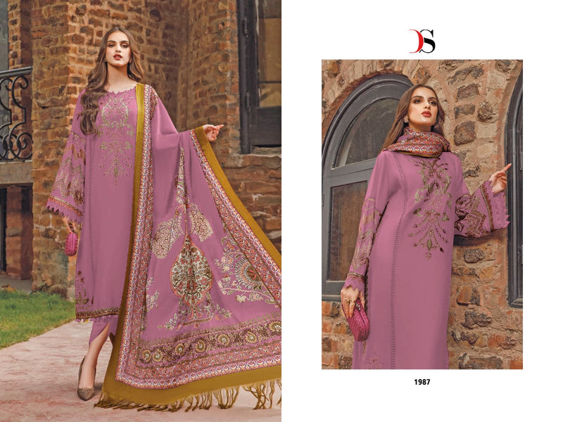 Deepsy Suit Maria B Embroidered Lawn Nx Pure Cotton Embroidery Pakistani Salwar Suit