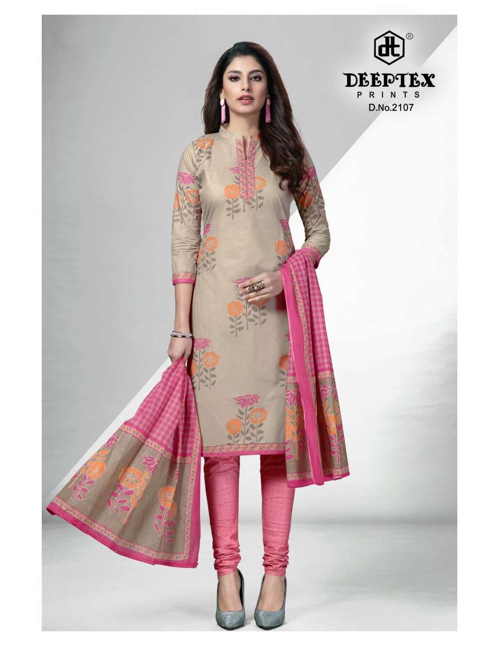 Deeptex Prints Chief guest 21 Cotton Printrd Dress