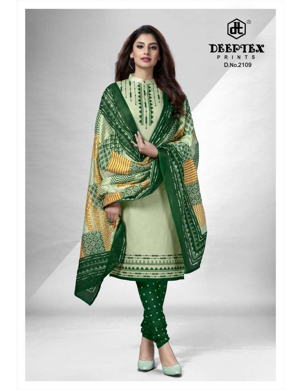 Deeptex Prints Chief guest 21 Cotton Printrd Dress