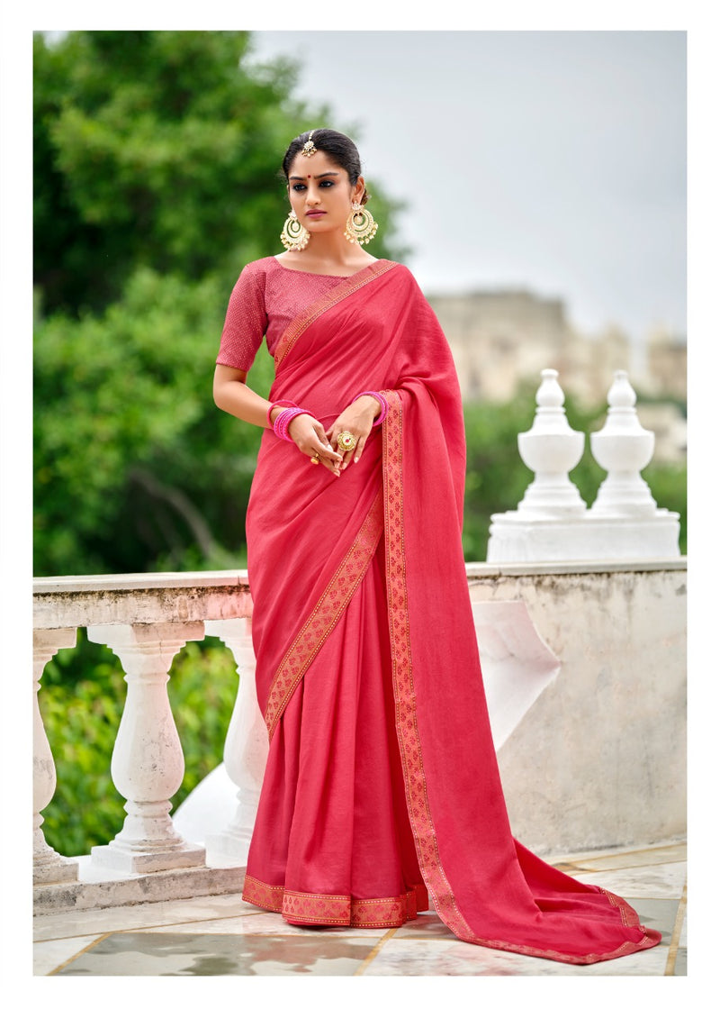 Kashvi Creation Eshika Dola Silky Party Wear Sarees With Beautiful Colors