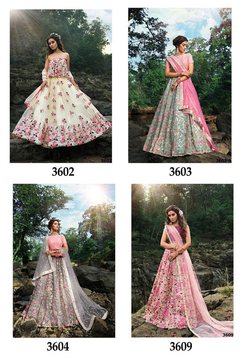 Virasat Euphoria Vol 4 Soft Net Exclusive Collections OF Designer Wedding Wear Lehenga Choli