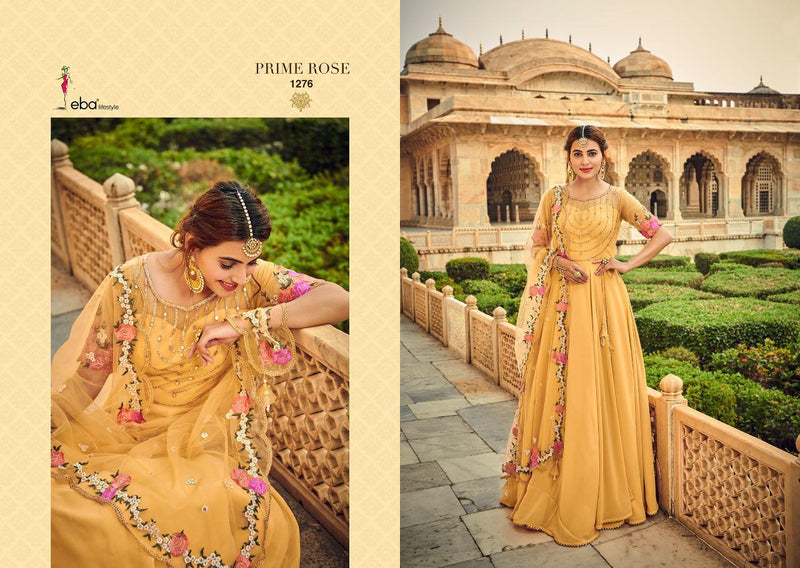 Eba Lifestyle Prime Rose Vol 2 Georgette With Heavy Embroidery Work Exclusive Wedding Wear Salwar Kameez