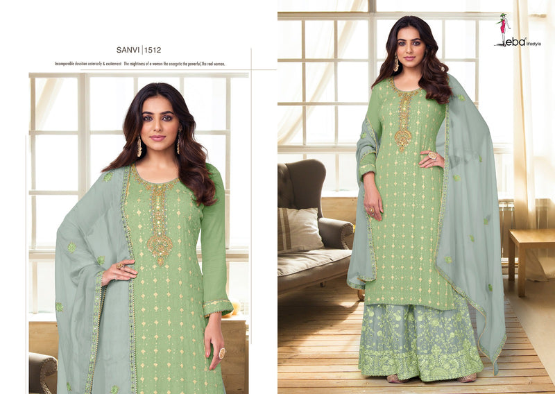 Eba Lifestyle Sanvi Heavy Chinon Embroidered Work Salwar Suit