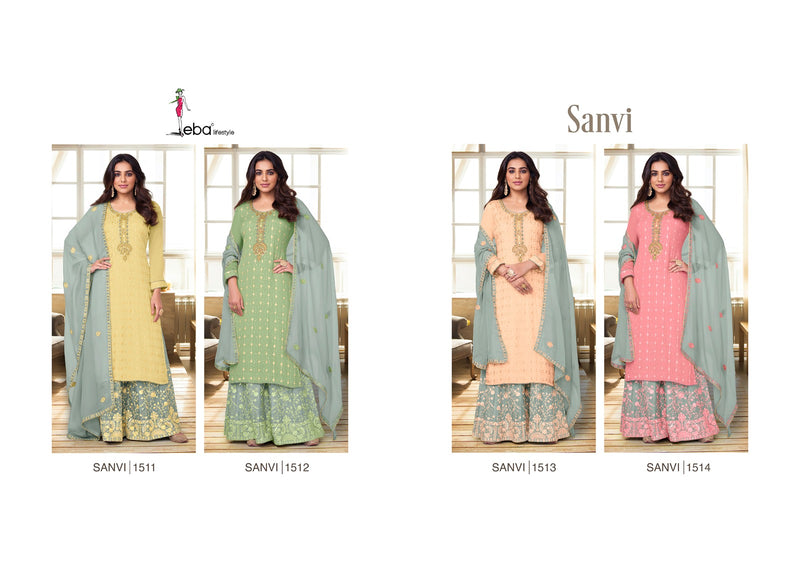 Eba Lifestyle Sanvi Heavy Chinon Embroidered Work Salwar Suit