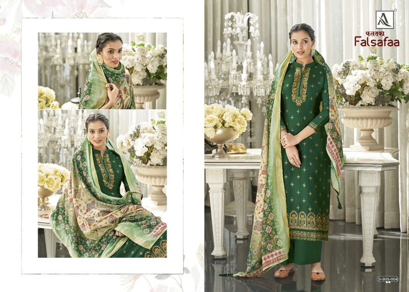 Alok Suits Falsafaa Viscose Designer Party Wear Salwar Kameez With Beautiful Embroidery Work