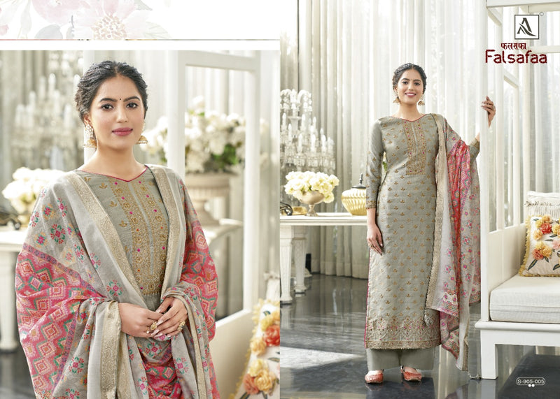 Alok Suits Falsafaa Viscose Designer Party Wear Salwar Kameez With Beautiful Embroidery Work