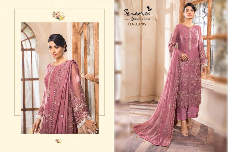 Serene Farasha Fox Georgette Heavy Designer Pakistani Style Party Wear Salwar Suits