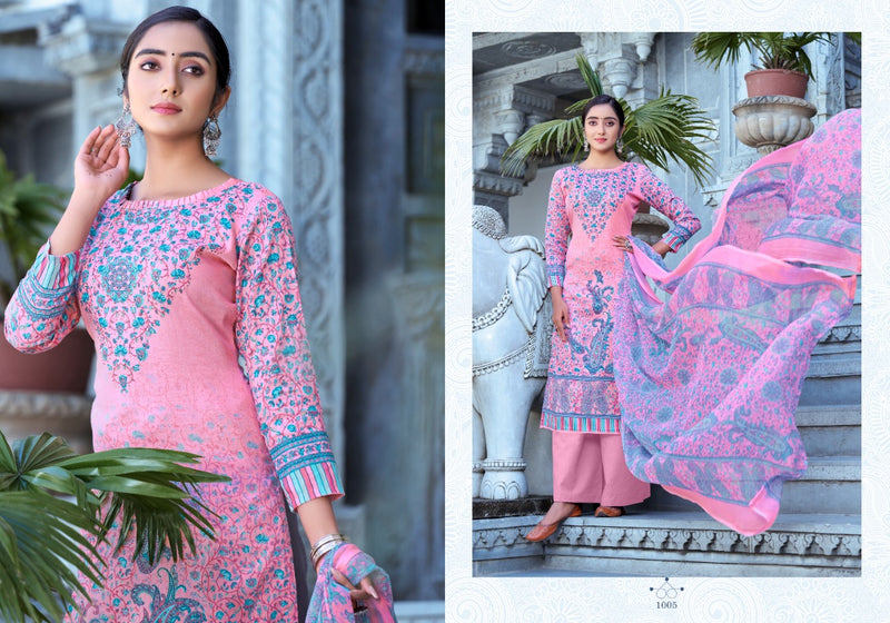 Kesariya Femina Jam Cotton Printed Party Wear Salwar Kameez With Digital Print