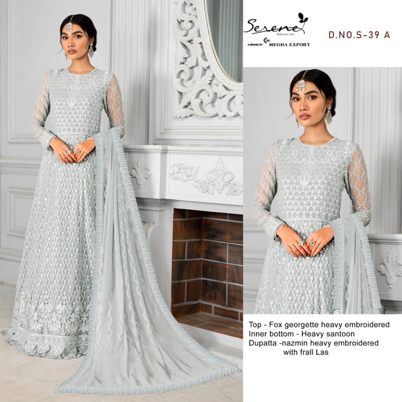 Serene Feza Dno Vol 2 S 39 A Fox Georgette Stylish Designer Party Wear Salwar Suit