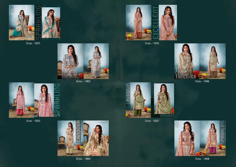 Shiv Gori Silk Mills Fiestaa Jam Cotton Digital Printed Festive Wear Salwar Suits