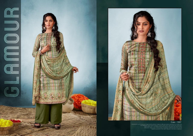 Shiv Gori Silk Mills Fiestaa Jam Cotton Digital Printed Festive Wear Salwar Suits