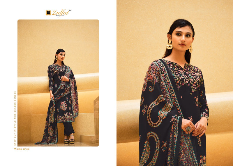 Firdous Zulfat Pashmina With Fancy Beautiful Work Stylish Designer Festive Wear Salwar Kameez