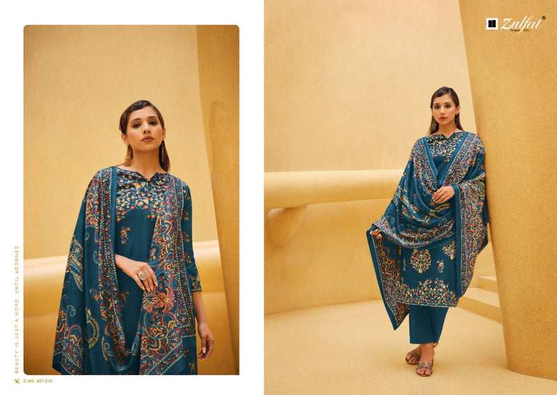 Firdous Zulfat Pashmina With Fancy Beautiful Work Stylish Designer Festive Wear Salwar Kameez