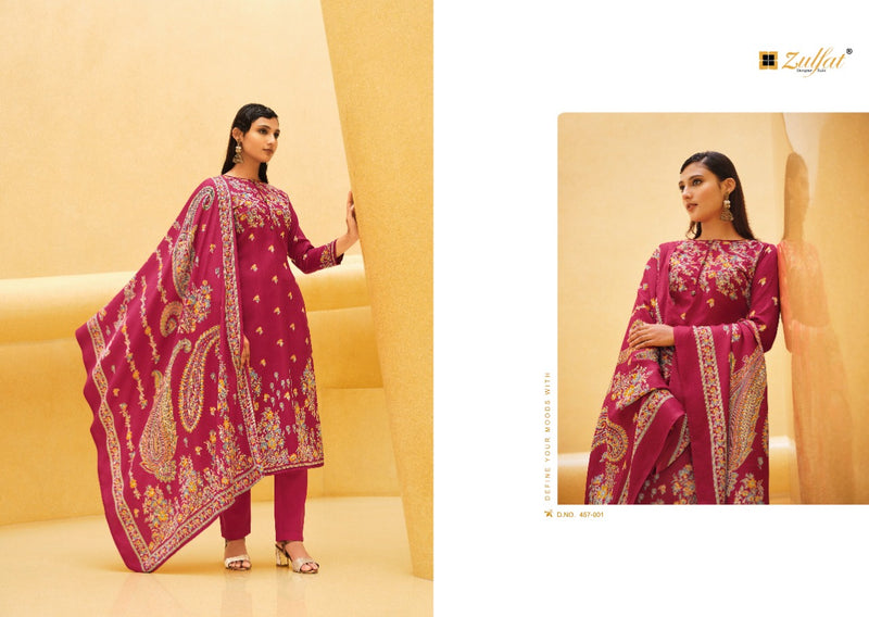 Firdous Zulfat Pashmina With Fancy Beautiful Work Stylish Designer Festive Wear Salwar Kameez