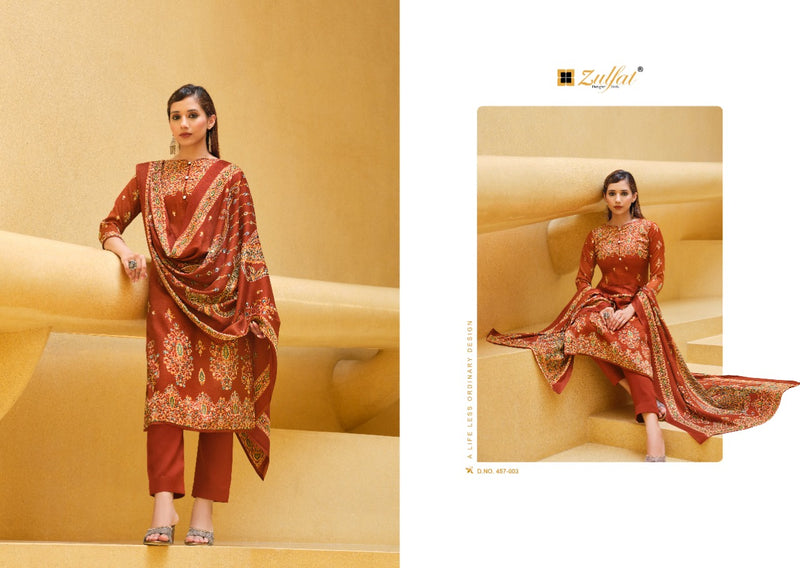 Firdous Zulfat Pashmina With Fancy Beautiful Work Stylish Designer Festive Wear Salwar Kameez