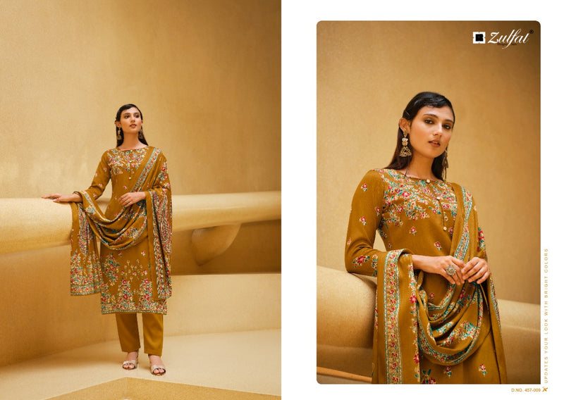 Firdous Zulfat Pashmina With Fancy Beautiful Work Stylish Designer Festive Wear Salwar Kameez