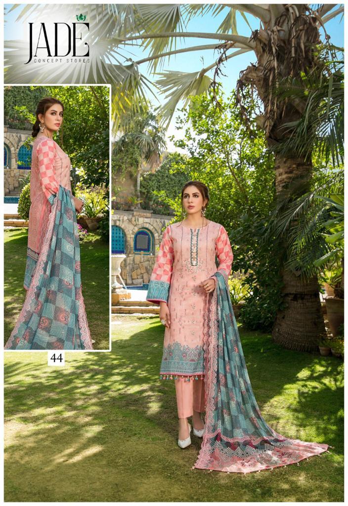 Jade Firdous Urbane Luxury Festive Lawn Collection Vol 5 Lawn Cotton Pakistani Style Festive Wear Salwar Suits