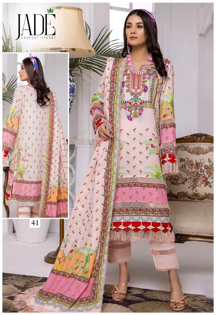 Jade Firdous Urbane Luxury Festive Lawn Collection Vol 5 Lawn Cotton Pakistani Style Festive Wear Salwar Suits