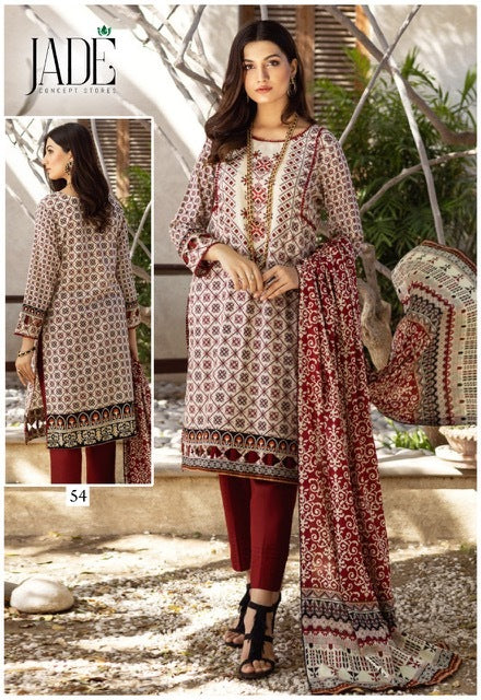 Jade Firdous Urbane Luxury Festive Lawn Collection Vol 6 Lawn Cotton Pakistani Style Party Wear Salwar Suits