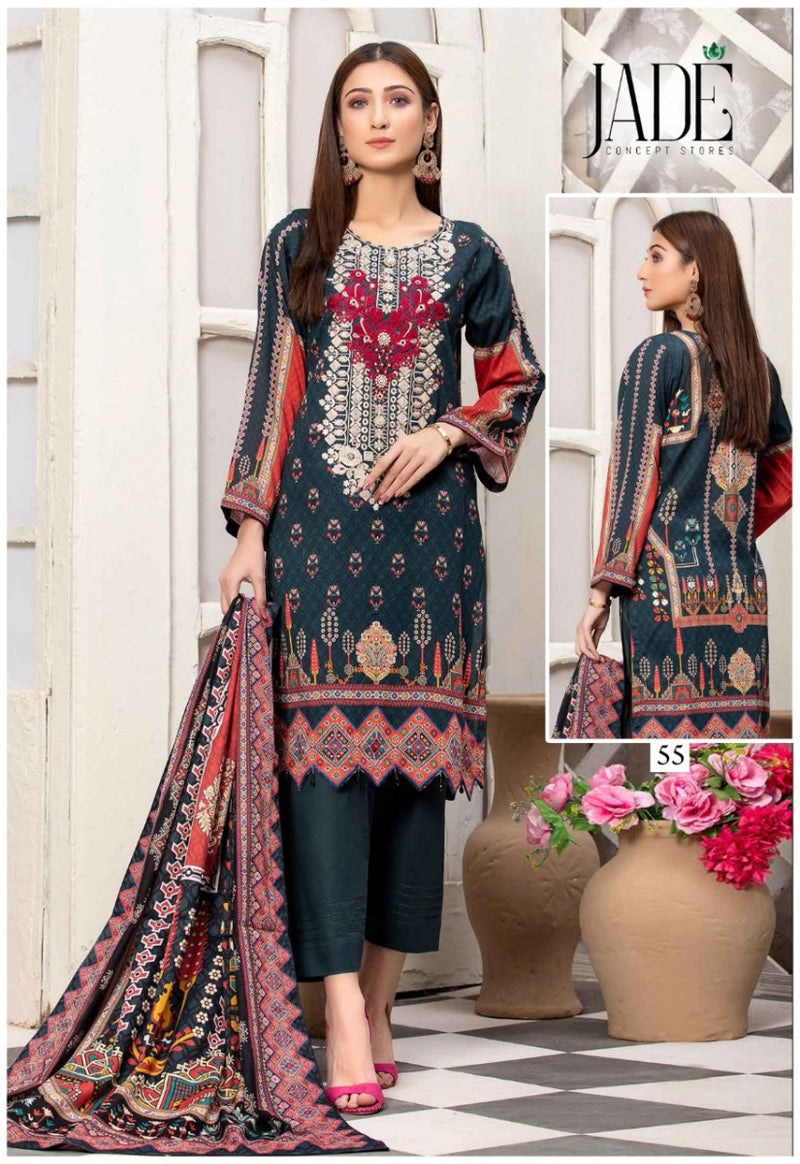 Jade Firdous Urbane Luxury Festive Lawn Collection Vol 6 Lawn Cotton Pakistani Style Party Wear Salwar Suits