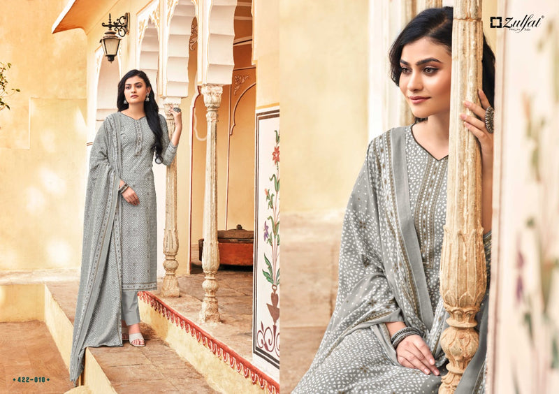 Zulfat Designer Suits Fitoor Pure Cotton Party Wear Salwar Suits