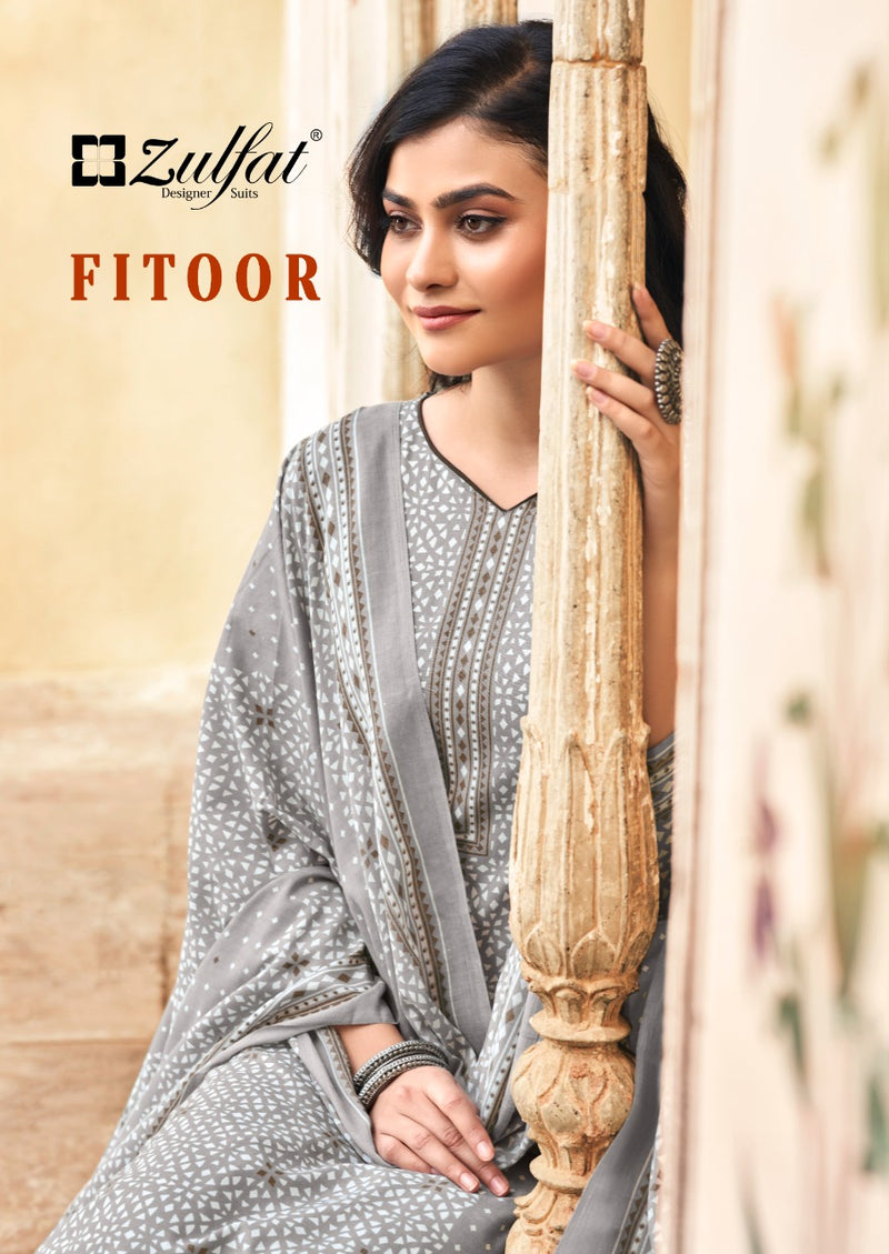 Zulfat Designer Suits Fitoor Pure Cotton Party Wear Salwar Suits