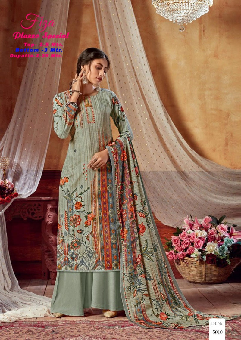 Apana Cotton Fiza Plazo Special Vol 5 Cotton Party Wear Salwar Suits With Fancy Prints