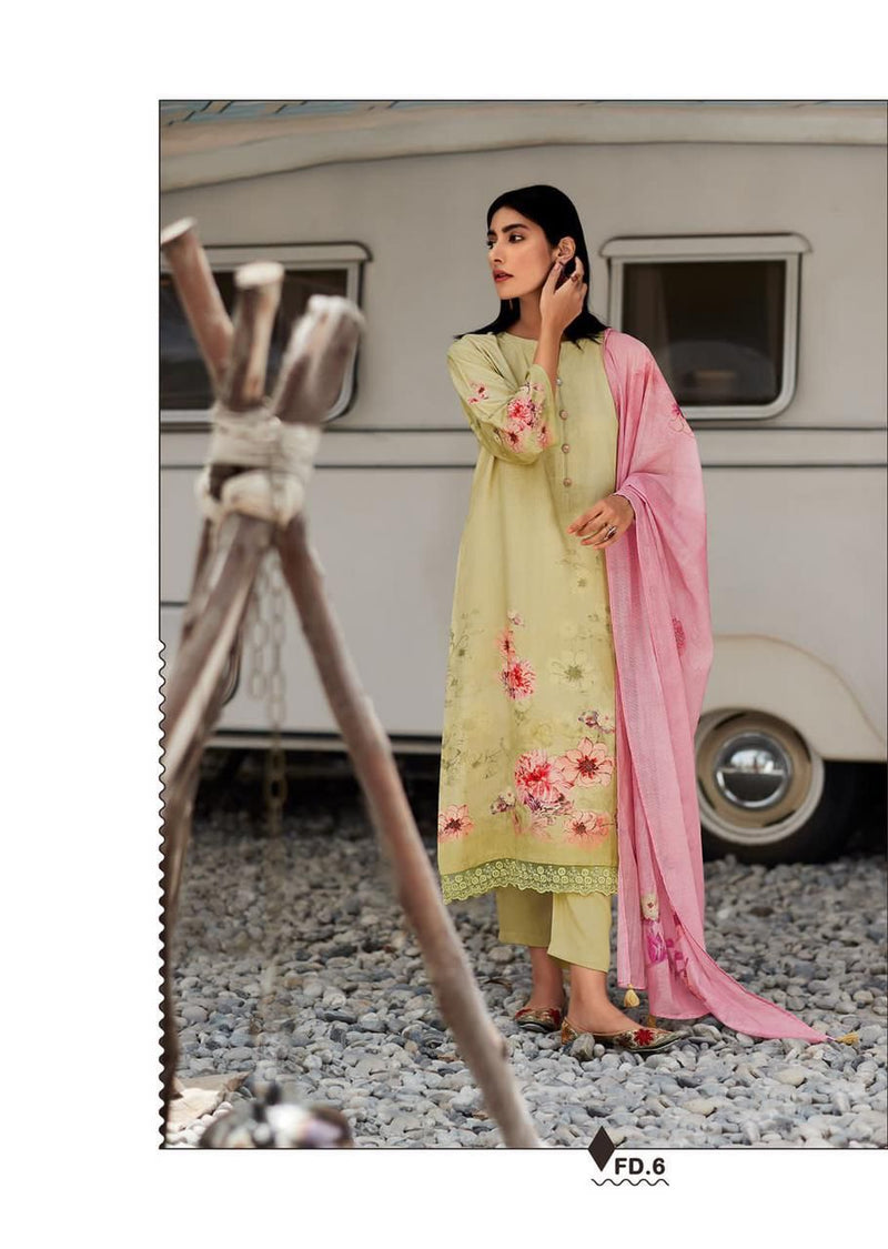 Varsha Floral Dream Pashmina Stylish Designer Casual Look Festive Wear Salwar Kameez