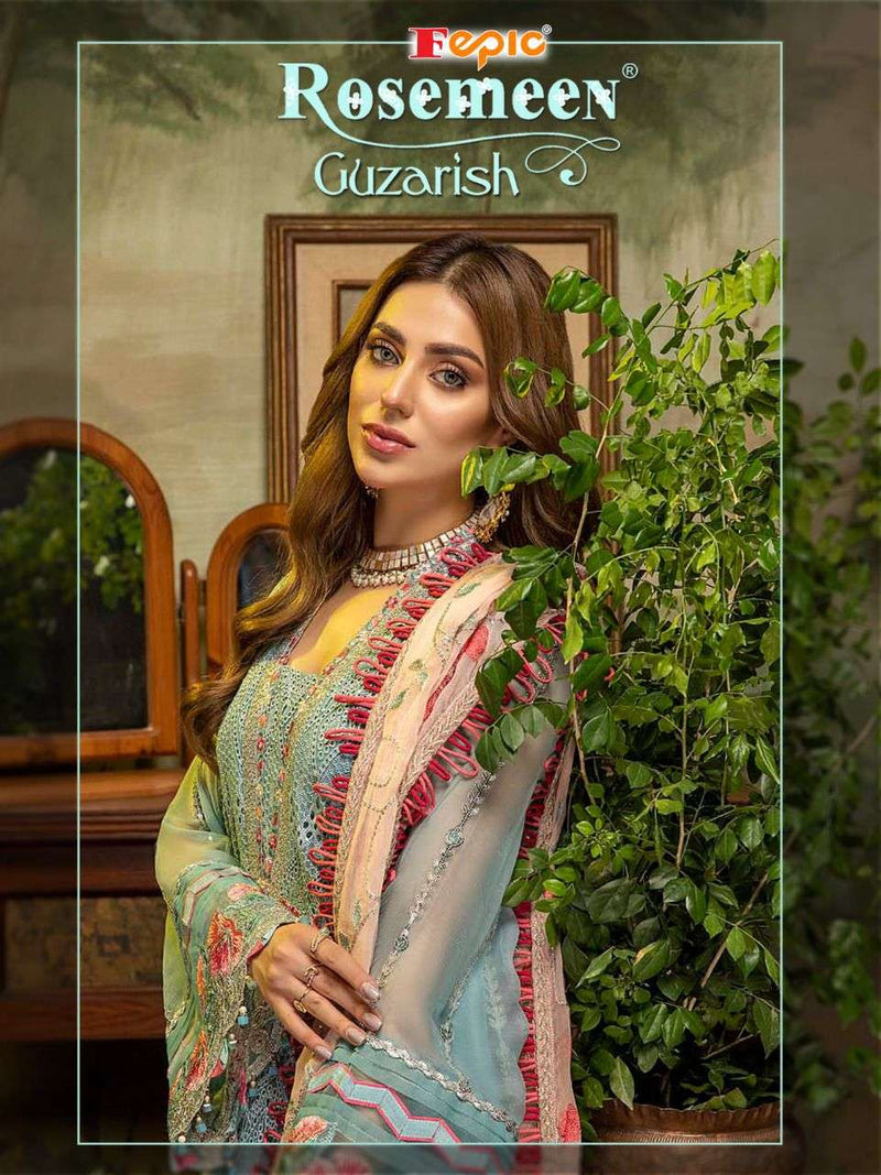 Fepic Suit Guzarish Fancy Designer Geogette Work Pakistani Suit